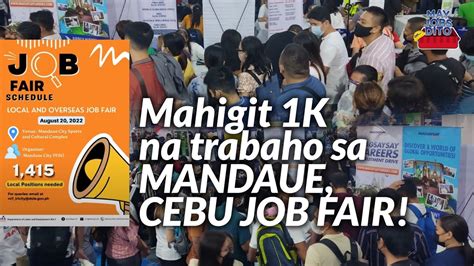 Jobs in Mandaue City Cebu .